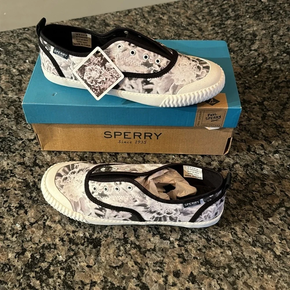 Sperry Sayel Clew Floral Xray NIB 7.5 - Picture 2 of 10